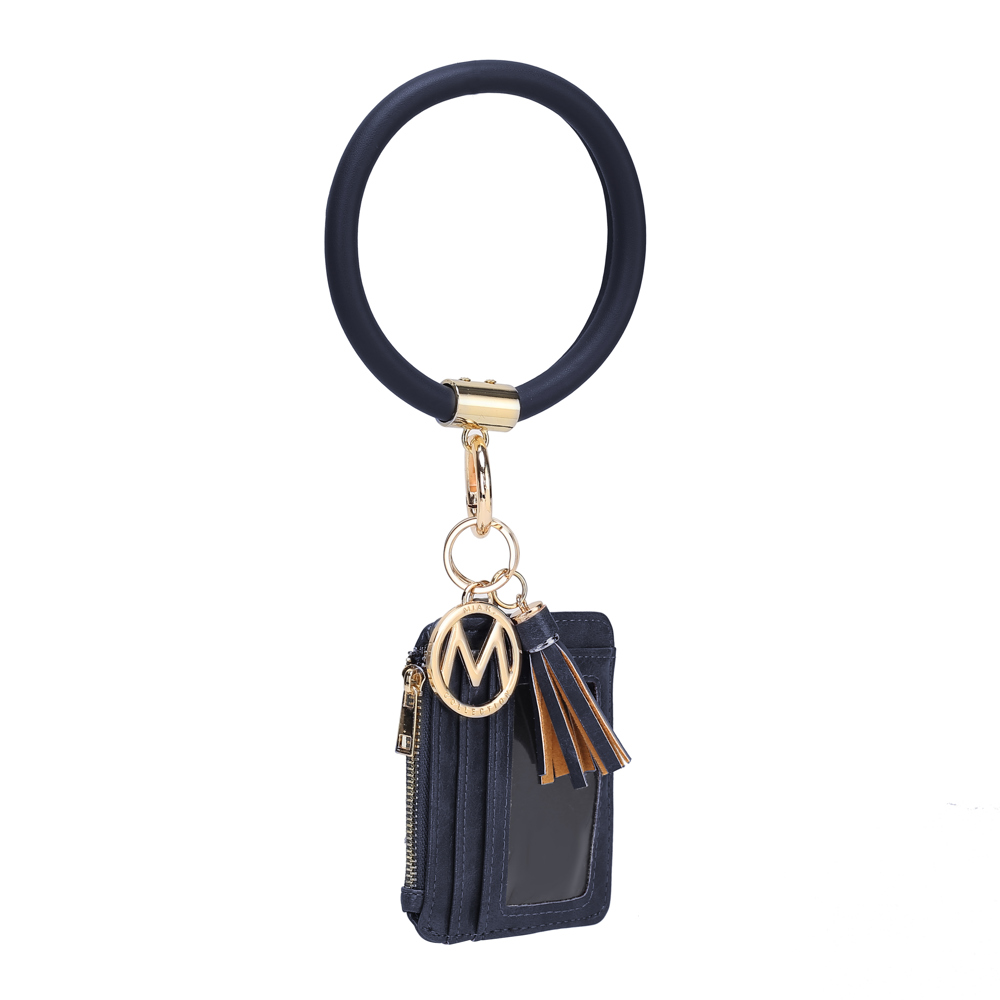 MKF Collection Jordyn Bracelet Keychain with a Credit Card Holder