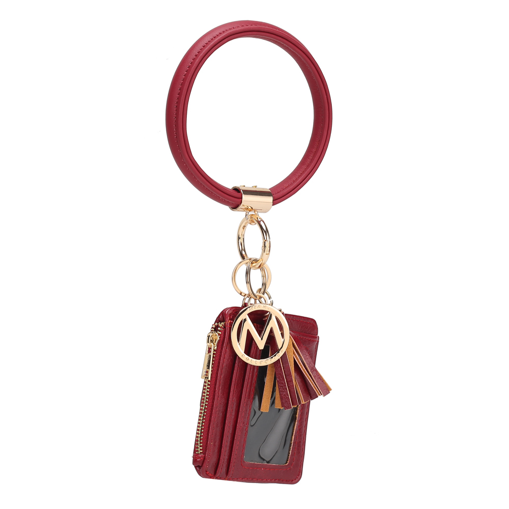 MKF Collection Jordyn Bracelet Keychain with a Credit Card Holder