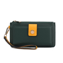 Olive Yellow Solid MKF Collection Olympe Wristlet Wallet