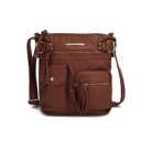 Chocolate Solid MKF Collection Vintage Stiella Crossbody Bag