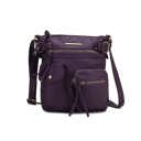 Purple Solid MKF Collection Vintage Stiella Crossbody Bag