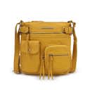 Yellow Solid MKF Collection Vintage Stiella Crossbody Bag