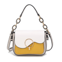 Light Gray Mustard Color Block MKF Collection Fantasia Solid Crossbody Bag by Mia K.