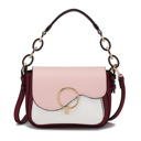 Wine White Color Block MKF Collection Fantasia Solid Crossbody Bag by Mia K.