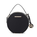 Black Solid MKF Collection Mallory Crossbody by Mia K. 