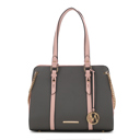 Charcoal Gray Solid MKF Collection Amy Women's Tote Bag By Mia K.