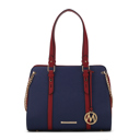Navy Solid MKF Collection Amy Women's Tote Bag By Mia K.
