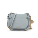 Light Blue Solid MKF Collection Raelynn Vegan Leather Shoulder Bag by Mia K.