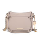 Taupe Solid MKF Collection Raelynn Vegan Leather Shoulder Bag by Mia K.