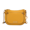 Yellow Solid MKF Collection Raelynn Vegan Leather Shoulder Bag by Mia K.