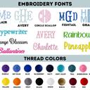  Personalized Makeup Bag | Embroidered Monogram Cosmetic Pouch