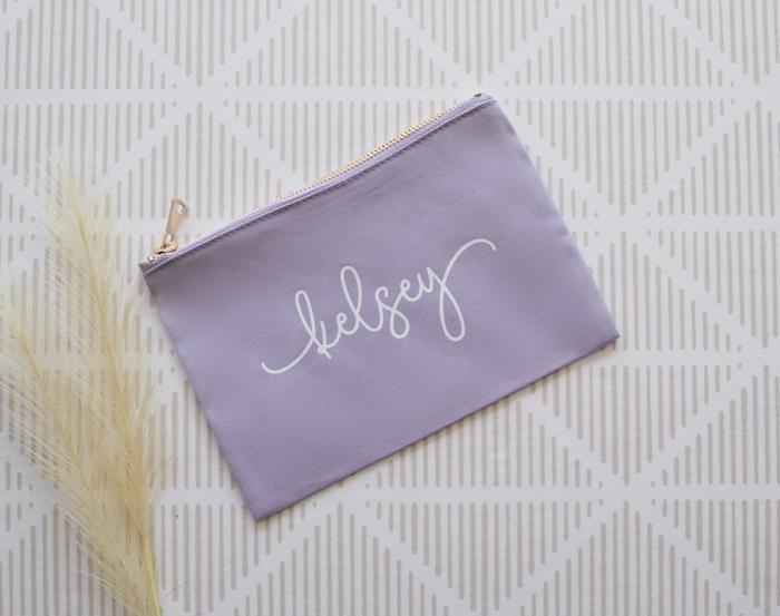 Canvas Cosmetic Bag - Personalized Ideal for Travel, Stylish & Durable