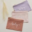  Canvas Cosmetic Bag - Personalized Ideal for Travel, Stylish & Durable