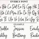  Personalized Birth Flower Glass Tumbler Bamboo Lid Frosted Cup Custom Botanical Drinkware Gift Idea Iced Coffee Mug Elegant Design