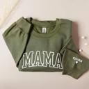  Mama Sweatshirt with Names on Sleeve