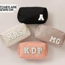  Makeup Cosmetic Bag, Chenille Letters, Travel Bag, Toiletry Bag