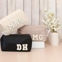  Makeup Cosmetic Bag, Chenille Letters, Travel Bag, Toiletry Bag