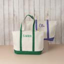  Personalized Medium Tote Bag, Monogram Medium Tote Bag, Canvas Tote, Bridesmaid Gift, Embroidered Classic Tote, Teacher Bag, Bachelorette Party Beach Bag