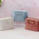  Custom Personalized Small Velvet Cosmetic Bag, Travel Bag, Toiletry Bag, Small Velvet Makeup Bag, Elegant & Stylish