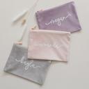  Personalized Velvet Cosmetic Bag - Ideal for Travel, Stylish & Durable, Stocking Stuffer