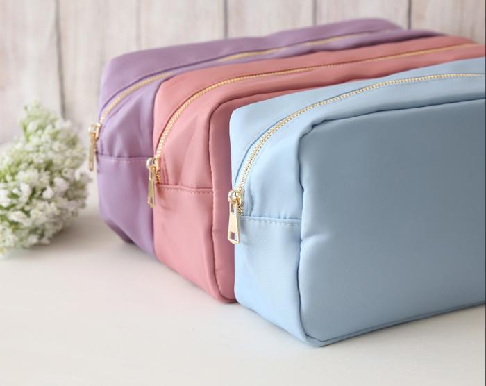 Makeup Cosmetic Bag, Chenille Letters