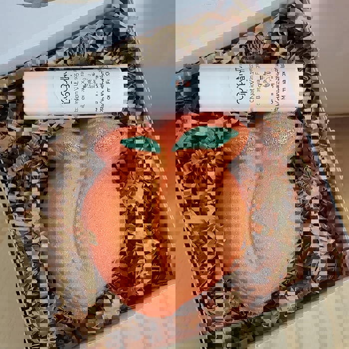 We Really A PEACH IATE you gift - Peach Gift Set - Bath Bomb with Lip Balm - Teacher Gift - Employee Gift - Coworker Gift - Friend Gift - Thankful Gift - Thank You Gift - Gift Set - Bath Bomb