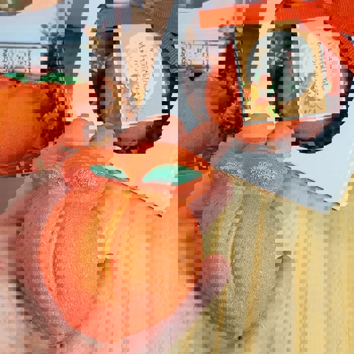 We Really A PEACH IATE you gift - Peach Gift Set - Bath Bomb with Lip Balm - Teacher Gift - Employee Gift - Coworker Gift - Friend Gift - Thankful Gift - Thank You Gift - Gift Set - Bath Bomb