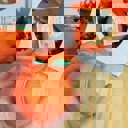  We Really A PEACH IATE you gift - Peach Gift Set - Bath Bomb with Lip Balm - Teacher Gift - Employee Gift - Coworker Gift - Friend Gift - Thankful Gift - Thank You Gift - Gift Set - Bath Bomb