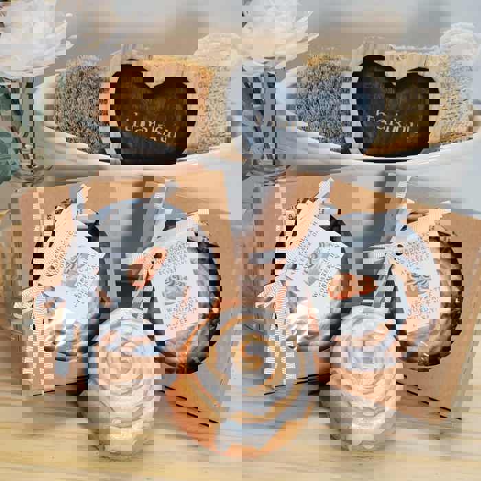 Thank you for your dedication gift - Cinnamon Roll Gift Set - Bath Bomb with Lip Balm - Teacher Gift - Employee Gift - Coworker Gift - Friend Gift - Thankful Gift - Gift Set - Bath Bomb - Lip Balm