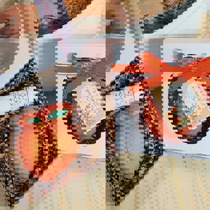 We Really A PEACH IATE you gift - Peach Gift Set - Bath Bomb with Lip Balm - Teacher Gift - Employee Gift - Coworker Gift - Friend Gift - Thankful Gift - Thank You Gift - Gift Set - Bath Bomb