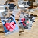  Thank you gift - Heart Gift Set - Bath Bomb with Lip Balm - Teacher Gift - Thankful Gift - Thank You Gift - Gift Set - Bath Bomb - Lip Balm