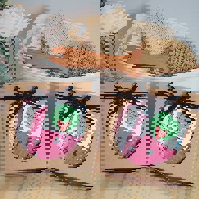 You Are One In A Melon Thank you gift - Watermelon Gift Set - Bath Bomb with Lip Balm - Teacher Gift - Employee Gift - Coworker Gift - Friend Gift - Thankful Gift - Thank You Gift - Gift Set