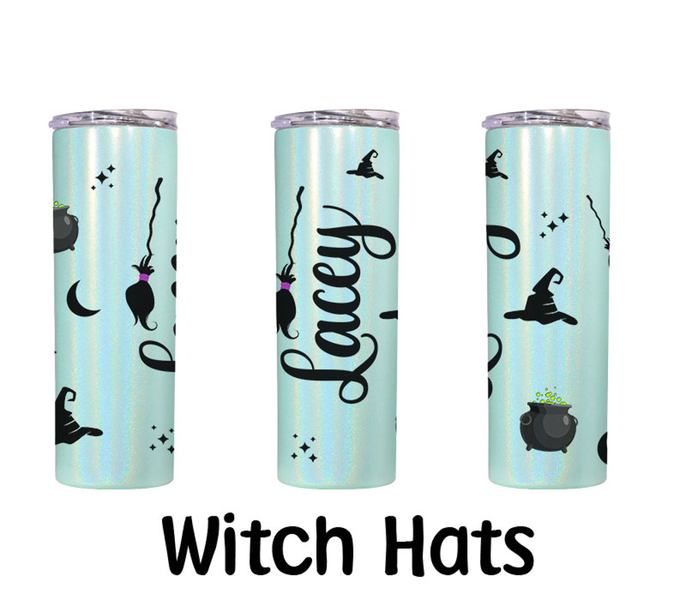 Halloween/Fall/Shimmer Stainless Steel Tumbler With Straw & Lid | 20oz 