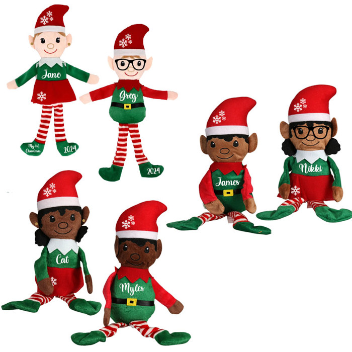 2024 Personalized Christmas Elf Plush