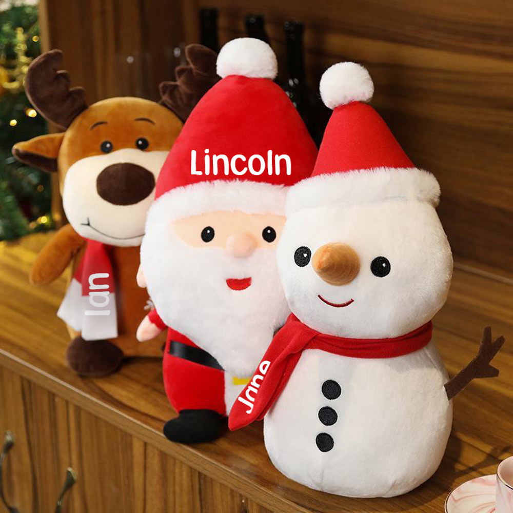 Personalized Sleeping Pillow Soft Christmas Plushies