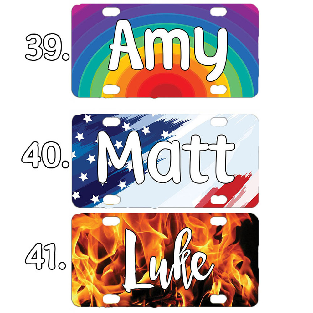 Mini License Plate/ Kids License Plate/ Custom License Plate/ Personalized Mini License Plates