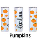  Halloween/Fall/Shimmer Stainless Steel Tumbler With Straw & Lid | 20oz 