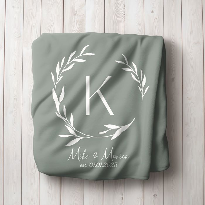 Personalized Plush Throw Blanket