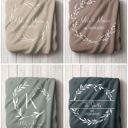  Personalized Plush Throw Blanket