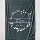 Slate Personalized Plush Throw Blanket