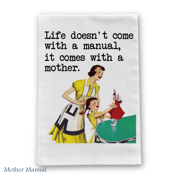 Mother Manual Tea Towel