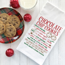 Chocolate Chip Cookie Recipe Tea Towel