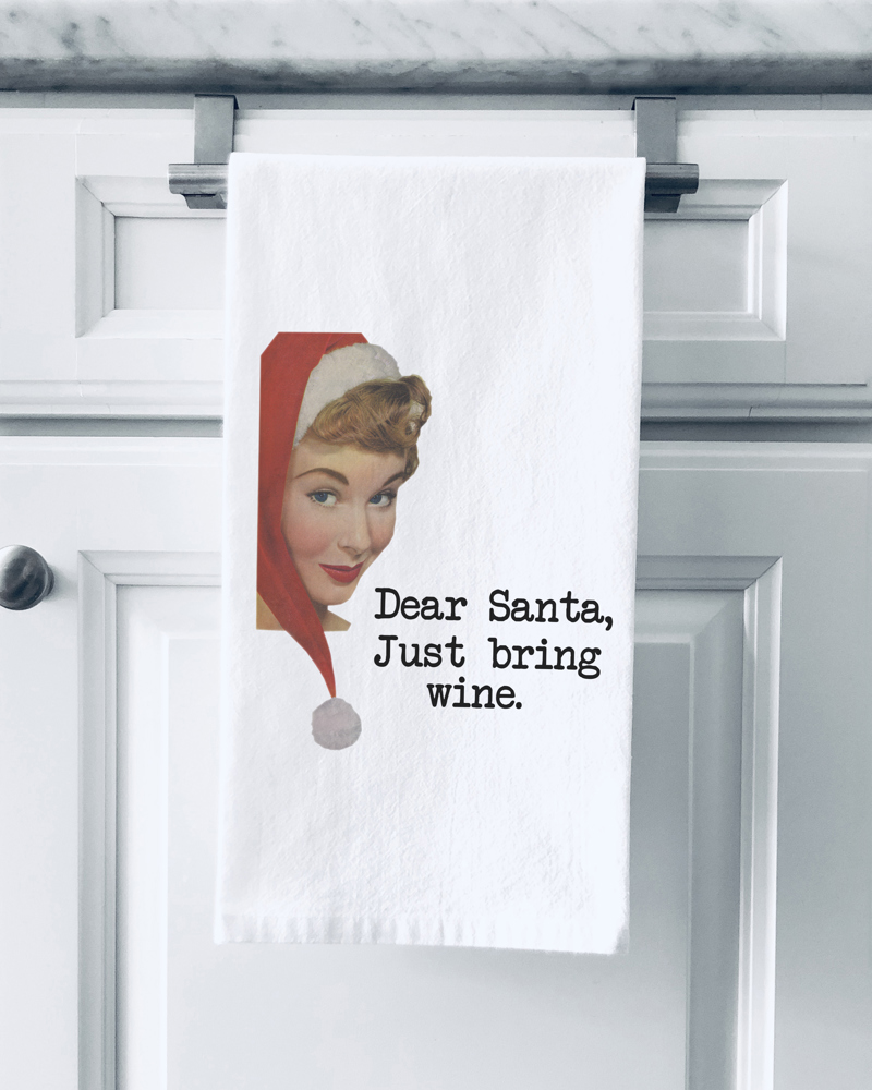 Dear Santa Tea Towel