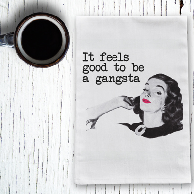 Gangsta Tea Towel