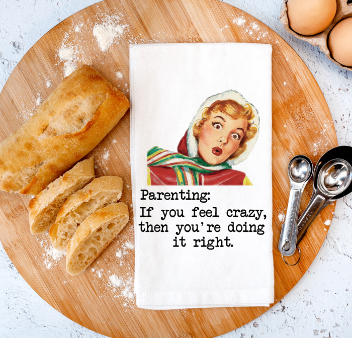 Parenting Tea Towel