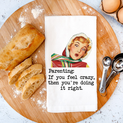 Parenting Tea Towel