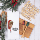  Santa's Favorite Nana Tea Towel