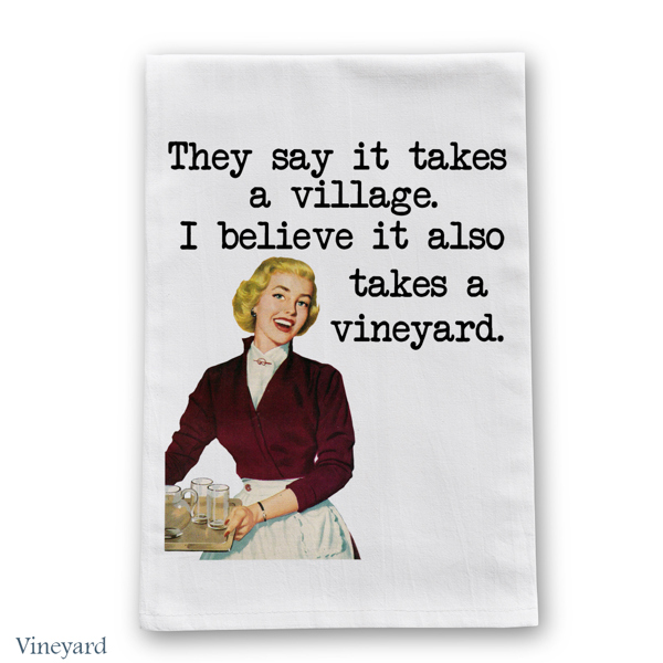 Vineyard Tea Towel