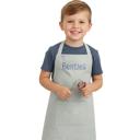  Personalized Kids Apron with Embroidered Name- Chef Costume for Kids- 100%  Linen Kids Aprons Art Painting  Cooking Birthday Party