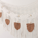 Large Brown Stuffed Animal Hammock Storage-  Macrame Plush Net- Kids Room Storage- Boho Nursery Decor- Playroom Wall Hanging Hammock